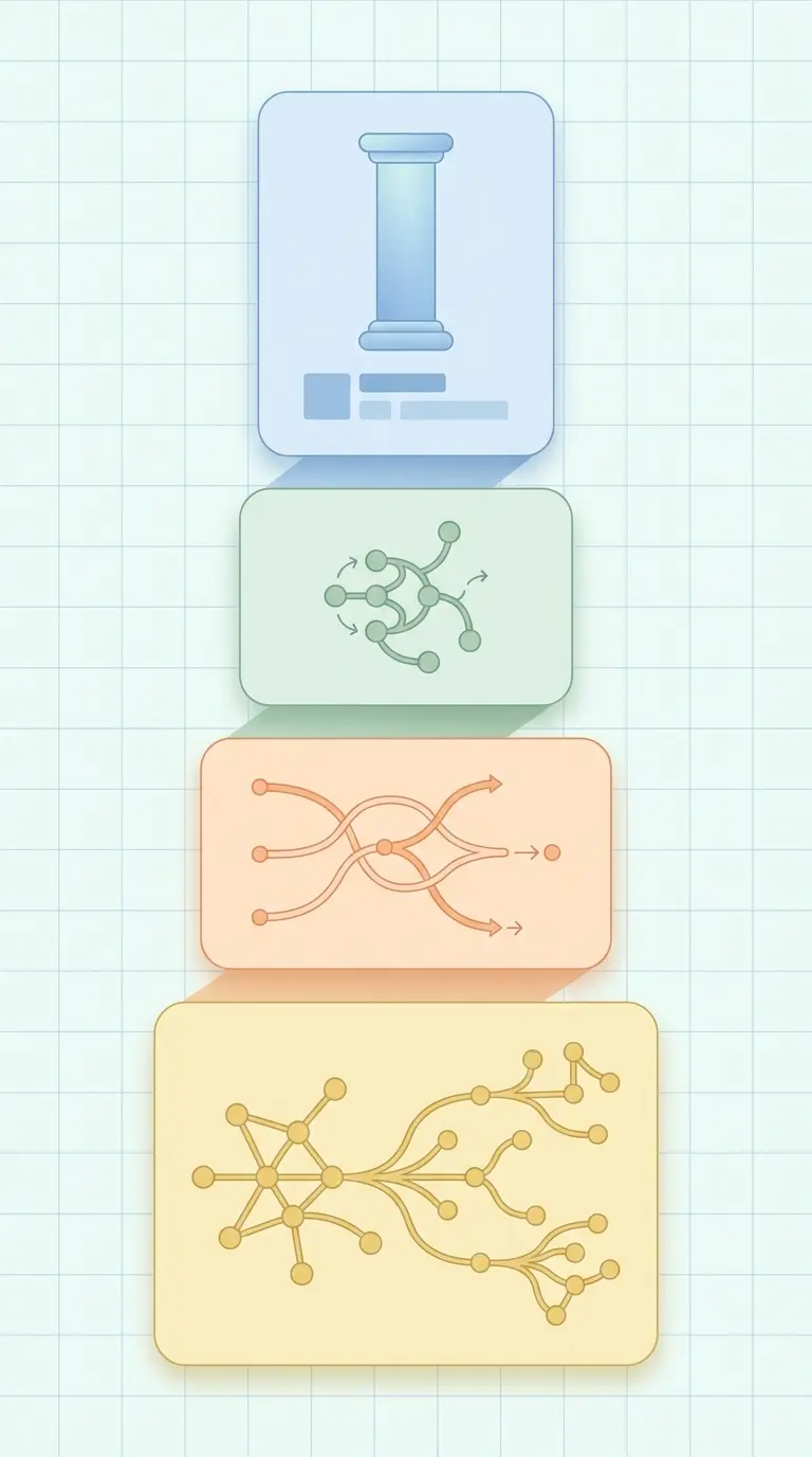 Phased content calendar publication schedule showing vertical cluster saturation before horizontal expansion for enterprise SEO topical authority