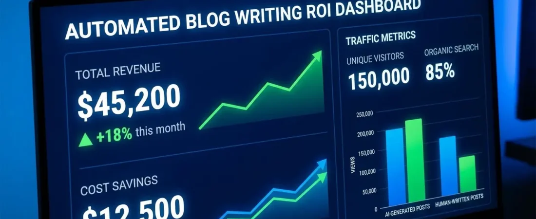 Automated Blog Writing ROI Guide 2026