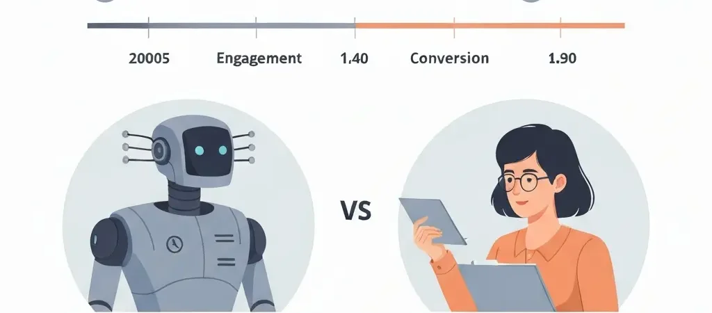 AI vs Human Content Performance Data: What 2026 Research Shows