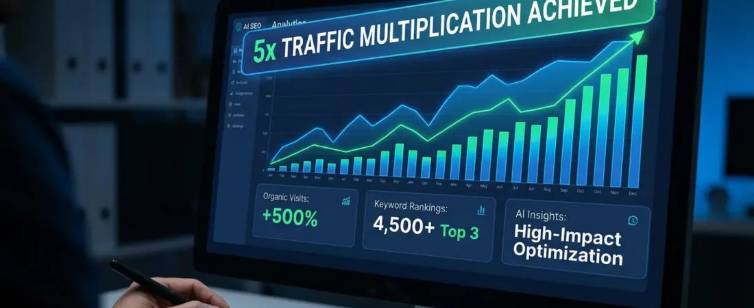 AI SEO Tools: How to 5x Organic Traffic in 90 Days