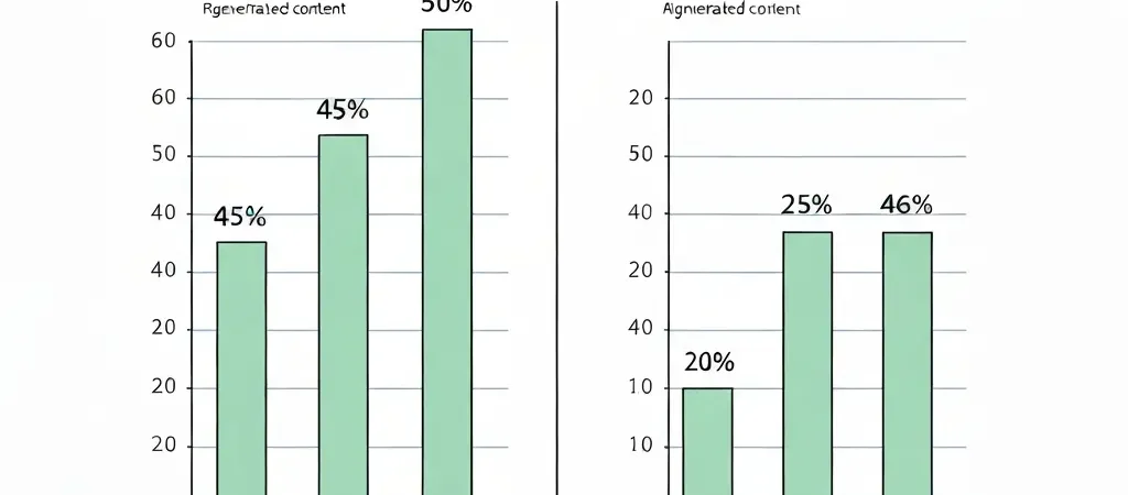 AI vs Human Content Performance Data 2026: What 50+ Studies Actually Show