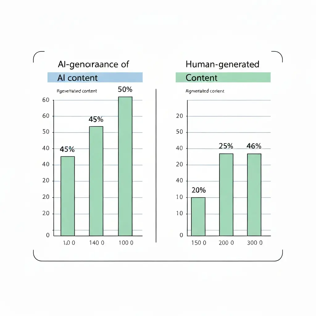 AI vs Human Content Performance Data 2026: What 50+ Studies Actually Show